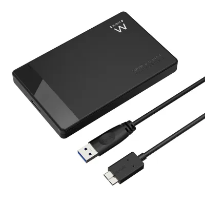 Ewent EW7049 Caja Externa para HDD/SSD 2.5" Negra