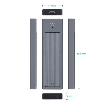 Ewent carcasa m2 nvme pcie ssd/USB-c 3,2