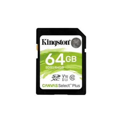 Kingston Canvas Select Plus SDXC 64GB UHS-I Clase 10 Kingston Canvas Select Plus SDXC 64GB UHS-I Clase 10