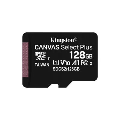 Kingston Canvas Select Plus MicroSDXC UHS-I 128GB Clase 10 Kingston Canvas Select Plus MicroSDXC UHS-I 128GB Clase 10