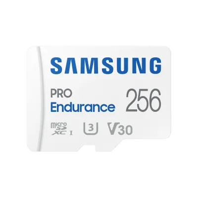 Samsung PRO Endurance microSDXC 256GB UHS-I V30 Clase 10 con Samsung PRO Endurance microSDXC 256GB UHS-I V30 Clase 10 con