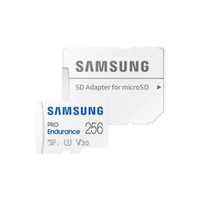 Samsung PRO Endurance microSDXC 256GB UHS-I V30 Clase 10 con Samsung PRO Endurance microSDXC 256GB UHS-I V30 Clase 10 con