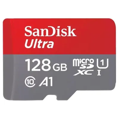 SanDisk Ultra microSDXC 128GB UHS-I A1 Clase 10 con Adaptador