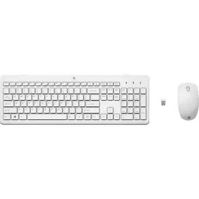 Teclado y Ratón Inalámbricos HP 230/ Blanco Teclado y Ratón Inalámbricos HP 230/ Blanco