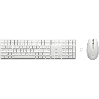 HP 650 Combo de Teclado + Ratón Inalámbrico Blanco