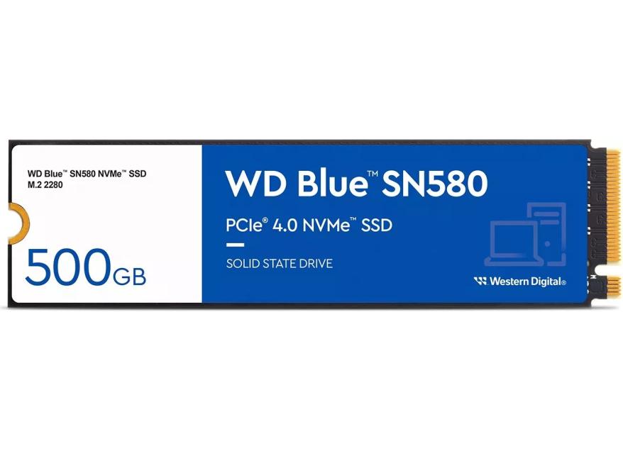 Western Digital WD SSD Blue SN580 500GB NVMe a 4000MB/s PCIe 4.0 M....