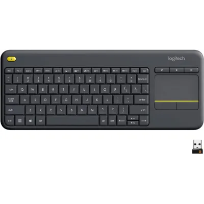 Logitech K400 Plus Negro Teclado inalámbrico Para PC/TV Logitech K400 Plus Negro Teclado inalámbrico Para PC/TV