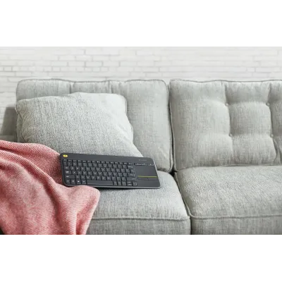 Logitech K400 Plus Negro Teclado inalámbrico Para PC/TV Logitech K400 Plus Negro Teclado inalámbrico Para PC/TV