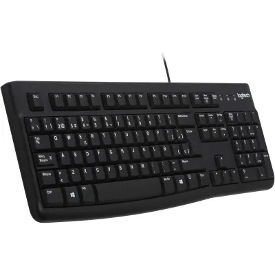 Logitech K120 Teclado USB Cable, Versión OEM caja marrón