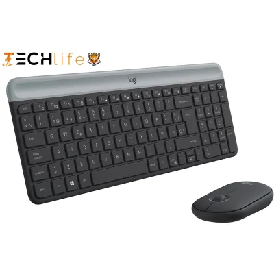 Logitech Slim Combo MK470 Kit Teclado y Ratón Inalámbrico USB Logitech Slim Combo MK470 Kit Teclado y Ratón Inalámbrico USB