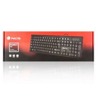 NGS Funky V3 Teclado USB Multimedia Plug & Play 1.4m Qwerty