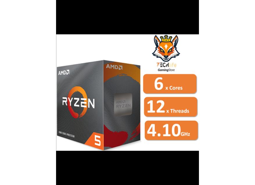 AMD Ryzen 5 4500 6x Cores a 3.60Ghz/4.10Ghz 8MB Socket AM4 | TechLi...