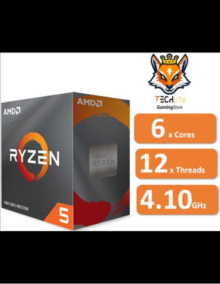AMD Ryzen 5 4500 6x Cores a 3.60Ghz/4.10Ghz 8MB Socket AM4 | TechLi...