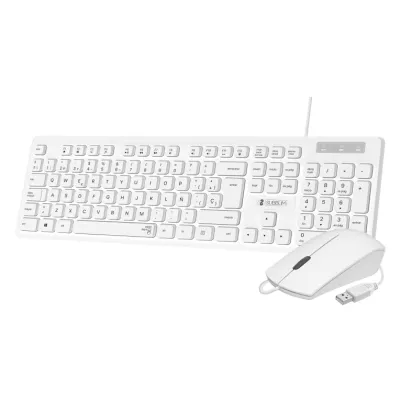 Teclado y Ratón Subblim Combo Business Slim Silencioso/ Blanco Teclado y Ratón Subblim Combo Business Slim Silencioso/ Blanco