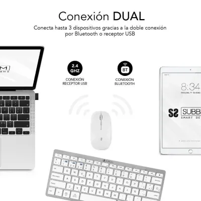Teclado y Ratón Inalámbrico Subblim OCO010 Combo Teclado y Ratón Inalámbrico Subblim OCO010 Combo