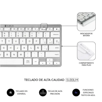 Teclado y Ratón Inalámbrico Subblim OCO010 Combo Teclado y Ratón Inalámbrico Subblim OCO010 Combo