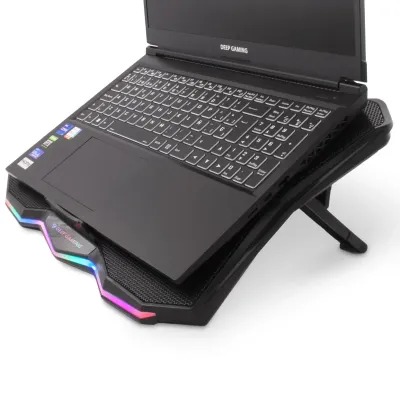 Deep Gaming RBW-17 Base Refrigeradora RGB para Portátiles hasta