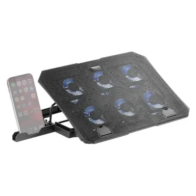 Mars Gaming MNBC23 Base Refrigeradora y Stand Negro para