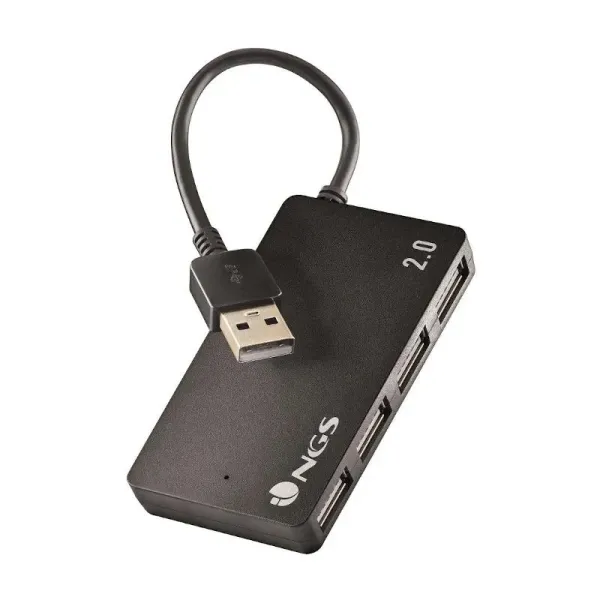 NGS IHUB4 TINY Hub 4x USB 2.0 Negro