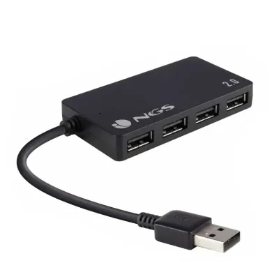 NGS IHUB4 TINY Hub 4x USB 2.0 Negro