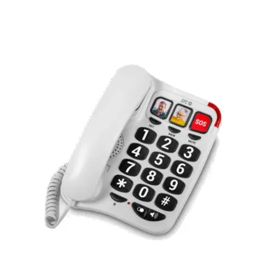 SPC Comfort Numbers 2 Teléfono Sobremesa para Mayores Blanco SPC Comfort Numbers 2 Teléfono Sobremesa para Mayores Blanco