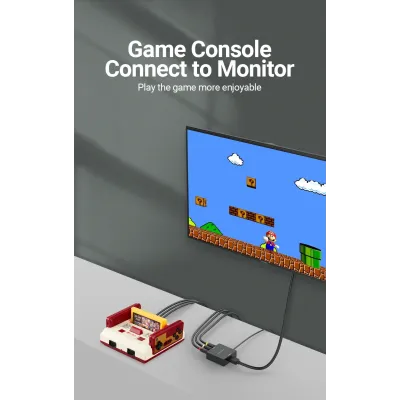 Convertidor RCA a HDMI Vention AEFB0/ RCA Hembra - HDMI Hembra