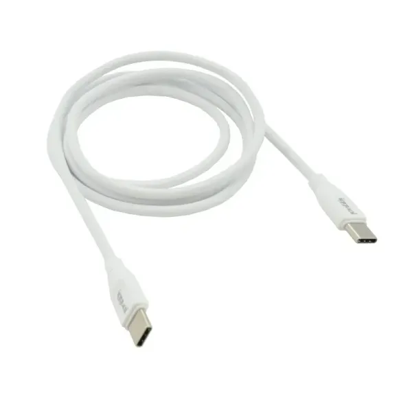 Iggual Cable USB-C/USB-C Quickcharge 3.0 1m Blanco