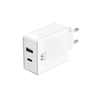 Ewent EW1328 Cargador USB-C Quick Charge 45W Blanco