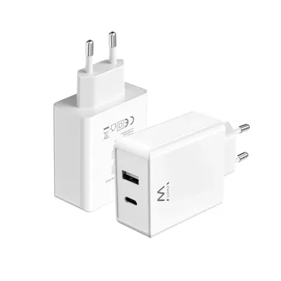 Ewent EW1328 Cargador USB-C Quick Charge 45W Blanco