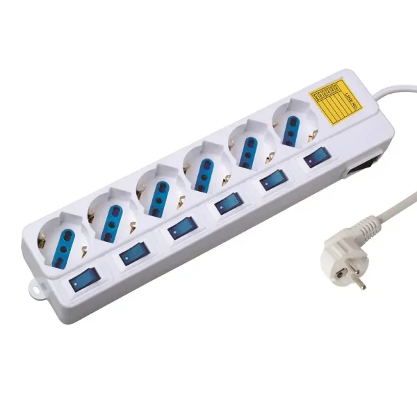 Ewent EW3932 Regleta de 6 Tomas 1.5m