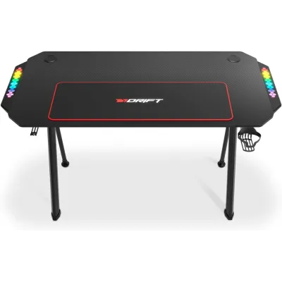 Drift DZ175RGB Mesa Gaming Fibra de Carbono Laterales RGB Drift DZ175RGB Mesa Gaming Fibra de Carbono Laterales RGB