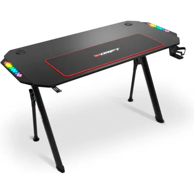 Drift DZ175RGB Mesa Gaming Fibra de Carbono Laterales RGB Drift DZ175RGB Mesa Gaming Fibra de Carbono Laterales RGB