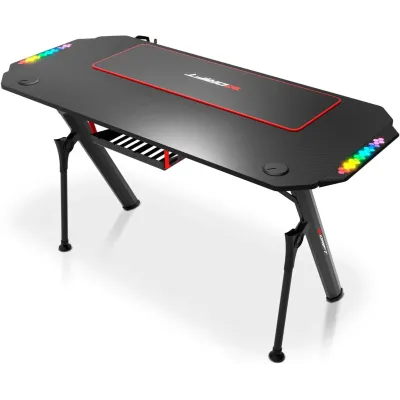 Drift DZ175RGB Mesa Gaming Fibra de Carbono Laterales RGB Drift DZ175RGB Mesa Gaming Fibra de Carbono Laterales RGB