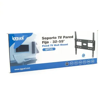 Iggual SPTV11 Soporte TV 32"/55" VESA 400x400 Max 50Kg Iggual SPTV11 Soporte TV 32"/55" VESA 400x400 Max 50Kg