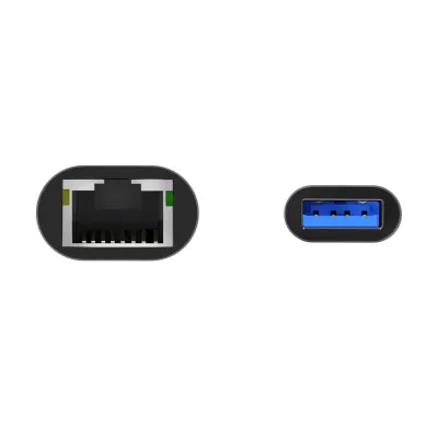 Adaptador USB 3.0 Aisens A106-0708/ USB Macho - RJ45 Hembra/ Adaptador USB 3.0 Aisens A106-0708/ USB Macho - RJ45 Hembra/