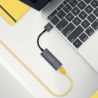 Adaptador USB 3.0 Aisens A106-0708/ USB Macho - RJ45 Hembra/ Adaptador USB 3.0 Aisens A106-0708/ USB Macho - RJ45 Hembra/
