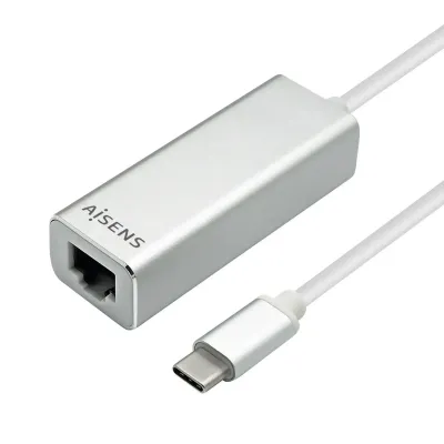 Adaptador USB Tipo-C - RJ45 Aisens A109-0341/ 1000Mbps/ USB Adaptador USB Tipo-C - RJ45 Aisens A109-0341/ 1000Mbps/ USB