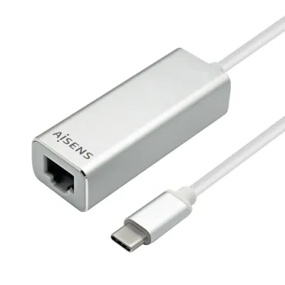 Adaptador USB Tipo-C - RJ45 Aisens A109-0341/ 1000Mbps/ USB Adaptador USB Tipo-C - RJ45 Aisens A109-0341/ 1000Mbps/ USB