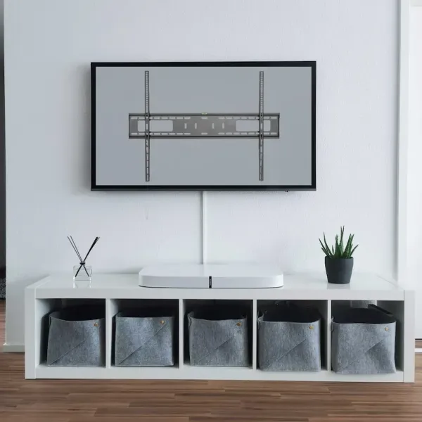 Ewent EW1504 Soporte Fijo de Pared para TV XXL Pesadas entre 60"-100" VESA 900x600 Máx 75Kg 