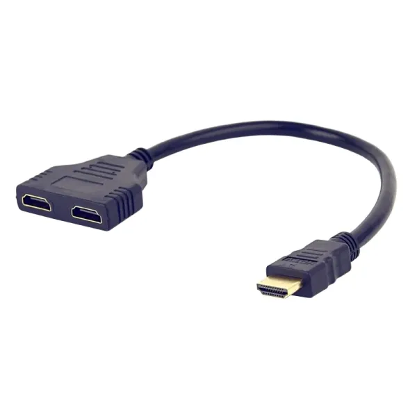 Gembird Cable HDMI 2.0 a 2x HDMI 2.0 Macho/Hembra Negro