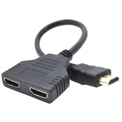 Gembird Cable HDMI 2.0 a 2x HDMI 2.0 Macho/Hembra Negro Gembird Cable HDMI 2.0 a 2x HDMI 2.0 Macho/Hembra Negro