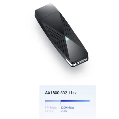 D-Link DWA-X1850 Adaptador USB AX1800 Wi-Fi 6