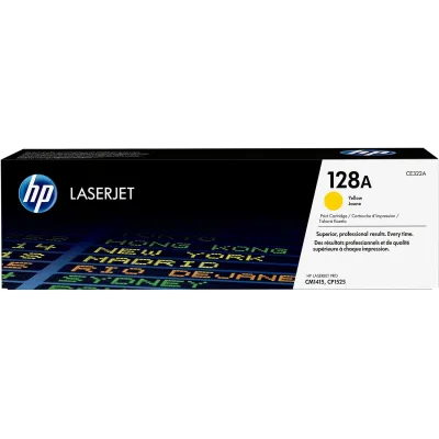 HP 128A Amarillo Original | Tóner CE322A