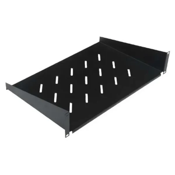 WP Estante Fijo 2U RAL 9005 2 Puntos de Fijación