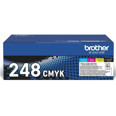 Brother TN-248VAL Multipack Negro,Cian,Magenta,Amarillo Tóner
