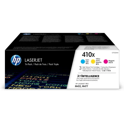 HP 410X Alta Capacidad Multipack Cian Magenta Amarillo Original HP 410X Alta Capacidad Multipack Cian Magenta Amarillo Original