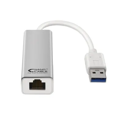 Nanocable Conversor USB 3.0 a Ethernet Gigabit 15cm Nanocable Conversor USB 3.0 a Ethernet Gigabit 15cm