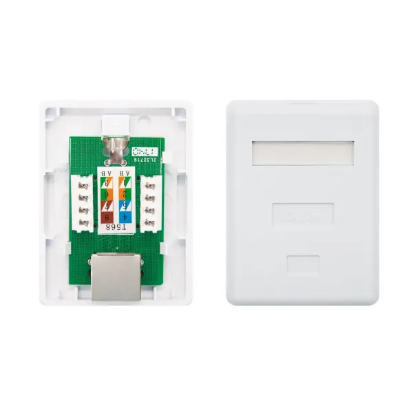 Nanocable Roseta de Superficie 1x RJ45 Cat. 5e FTP Blanca