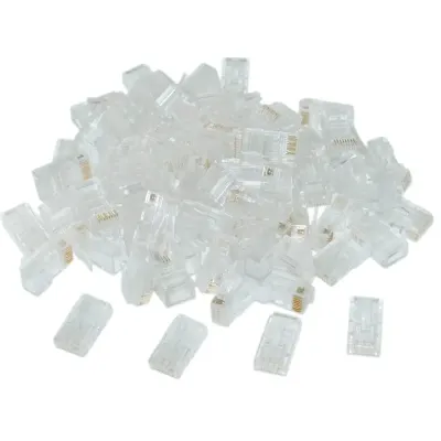 Gembird conector rj45 cat.6 utp sólidos (50 uds.) Gembird conector rj45 cat.6 utp sólidos (50 uds.)