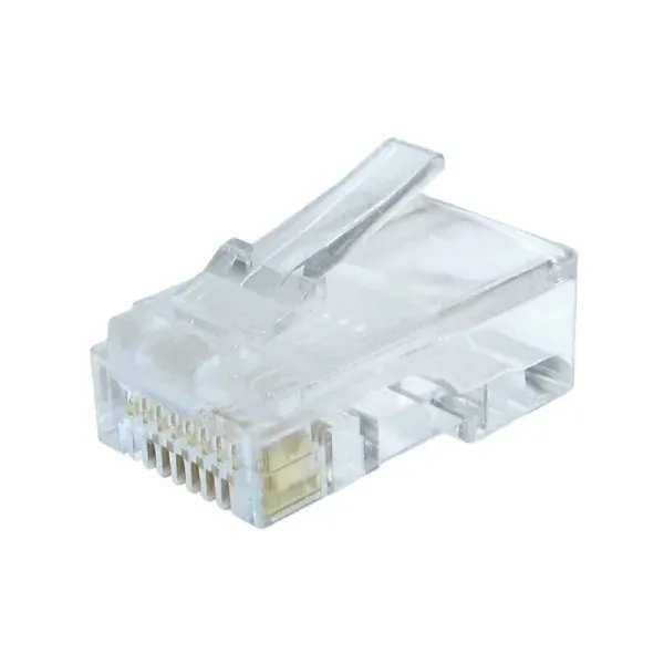 Gembird LC-8P8C-002/100 Conector RJ45 8PC8 LAN CAT6 Transparente 100 Piezas